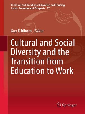 cover image of Cultural and Social Diversity and the Transition from Education to Work